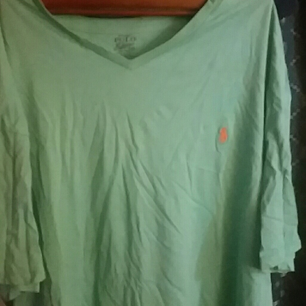 Polo Ralph Lauren Turquoise short sleeve  V-neck